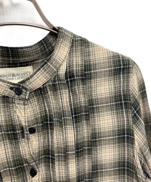 Denim & Supply Ralph Lauren（デニム＆サプライ ラルフローレン）Denim & Supply Ralph Lauren (デニム＆サプライ ラルフローレン) シャツワンピース ベージュ サイズ:Mの古着・服飾アイテム