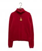 LAUREN RALPH LAURENローレン ラルフ ローレン）の古着「ハイネックニット」｜レッド