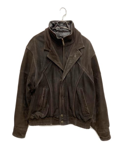 wilsons leather（ウィルソンズレザー）wilsons leather (ウィルソンズレザー) レザージャケット ブラウン サイズ:Lの古着・服飾アイテム