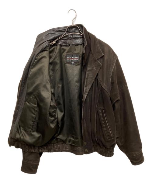 wilsons leather（ウィルソンズレザー）wilsons leather (ウィルソンズレザー) レザージャケット ブラウン サイズ:Lの古着・服飾アイテム
