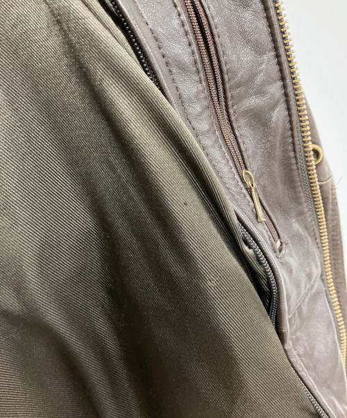 wilsons leather（ウィルソンズレザー）wilsons leather (ウィルソンズレザー) レザージャケット ブラウン サイズ:Lの古着・服飾アイテム