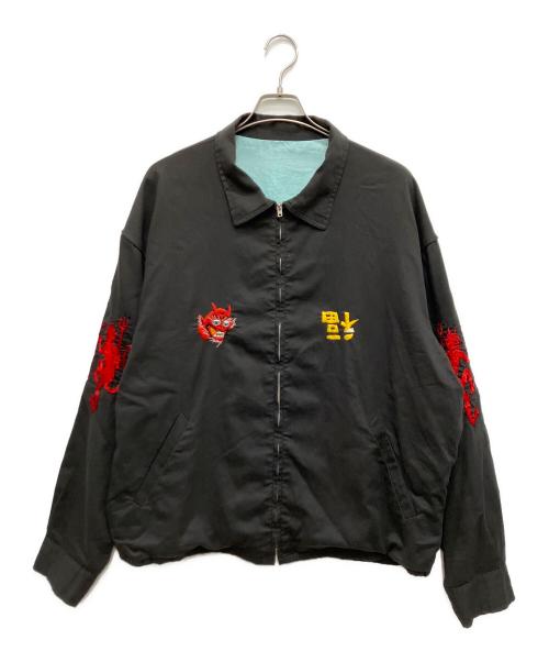 SAINT MICHAEL（セントマイケル）SAINT MICHAEL (セントマイケル) 23SS ベトナムジャンパー ブラック サイズ:XLの古着・服飾アイテム