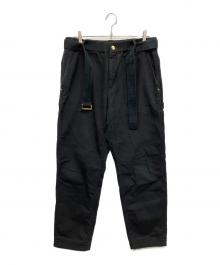 sacai×CarHartt（サカイ×カーハート）の古着「Canvas Pants/キャンバスパンツ」｜ブラック