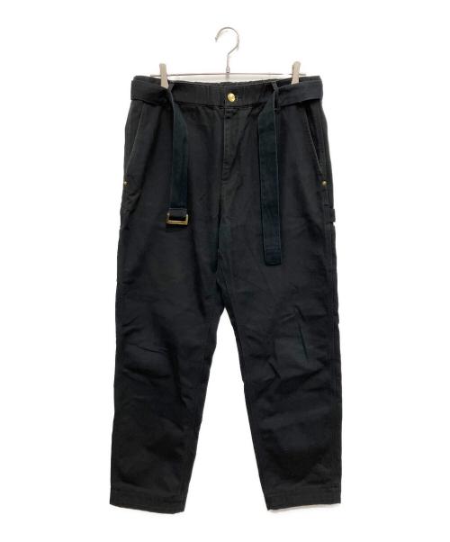 sacai（サカイ）sacai (サカイ) CarHartt (カーハート) Canvas Pants/キャンバスパンツ ブラック サイズ:3の古着・服飾アイテム