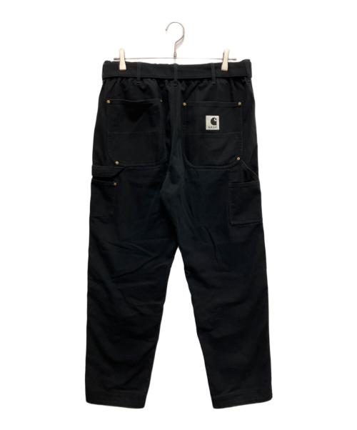 sacai（サカイ）sacai (サカイ) CarHartt (カーハート) Canvas Pants/キャンバスパンツ ブラック サイズ:3の古着・服飾アイテム