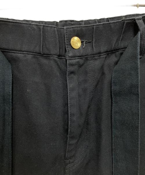 sacai（サカイ）sacai (サカイ) CarHartt (カーハート) Canvas Pants/キャンバスパンツ ブラック サイズ:3の古着・服飾アイテム