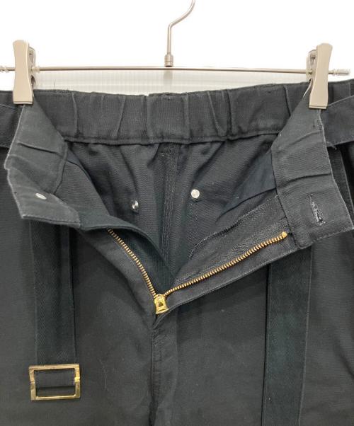 sacai（サカイ）sacai (サカイ) CarHartt (カーハート) Canvas Pants/キャンバスパンツ ブラック サイズ:3の古着・服飾アイテム