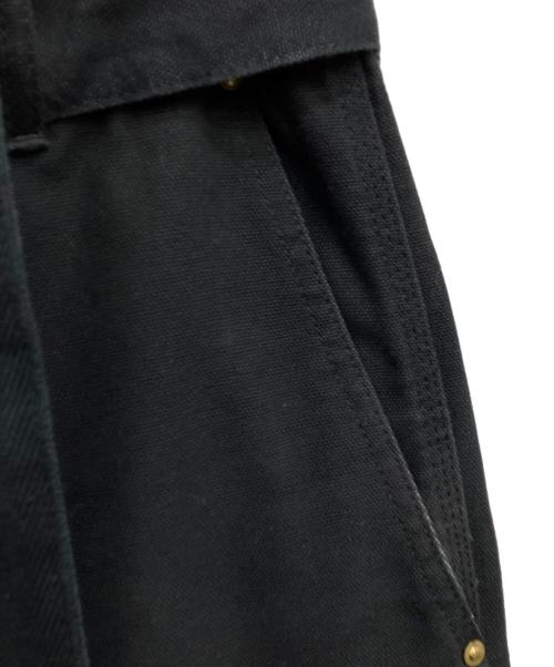 sacai（サカイ）sacai (サカイ) CarHartt (カーハート) Canvas Pants/キャンバスパンツ ブラック サイズ:3の古着・服飾アイテム