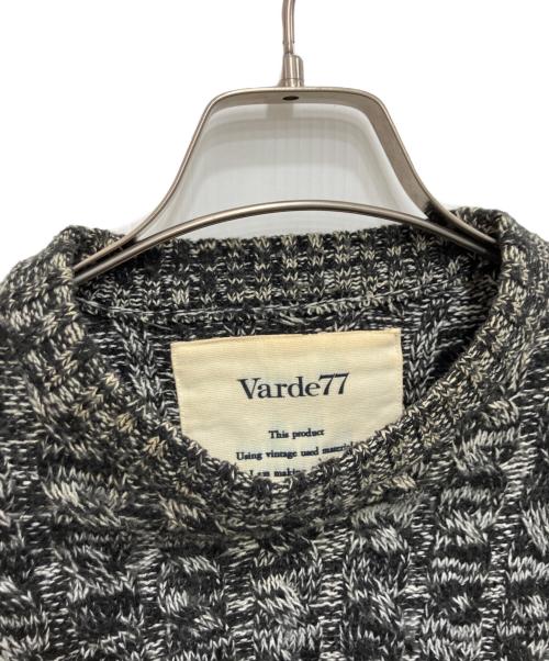 Varde77（バルデセブンティセブン）Varde77 (バルデセブンティセブン) リメイクニット ブラック サイズ:FREEの古着・服飾アイテム