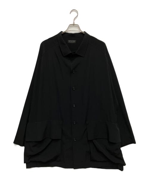 s'yte（サイト）s'yte (サイト) CREPE DE CHINE OVERSIZED TOPPER BLOUSON ブラック サイズ:3の古着・服飾アイテム