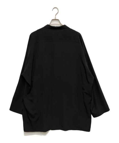 s'yte（サイト）s'yte (サイト) CREPE DE CHINE OVERSIZED TOPPER BLOUSON ブラック サイズ:3の古着・服飾アイテム