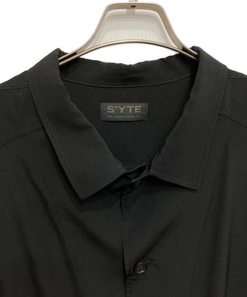 s'yte（サイト）s'yte (サイト) CREPE DE CHINE OVERSIZED TOPPER BLOUSON ブラック サイズ:3の古着・服飾アイテム