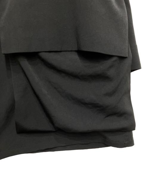s'yte（サイト）s'yte (サイト) CREPE DE CHINE OVERSIZED TOPPER BLOUSON ブラック サイズ:3の古着・服飾アイテム