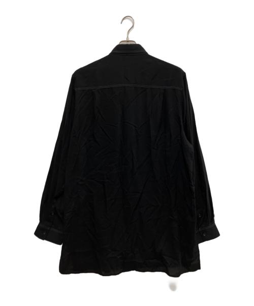 Y's for men（ワイズフォーメン）Y's for men (ワイズフォーメン) DOUBLE STITCH SHIRT ブラック サイズ:3の古着・服飾アイテム