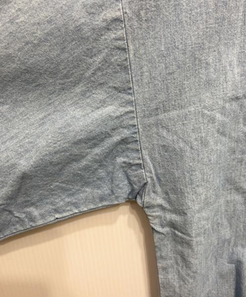 DESCENDANT（ディセンダント）DESCENDANT (ディセンダント) SALOON PULLOVER CHAMBRAY LS SHIRT インディゴ サイズ:2の古着・服飾アイテム