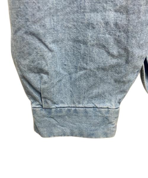 DESCENDANT（ディセンダント）DESCENDANT (ディセンダント) SALOON PULLOVER CHAMBRAY LS SHIRT インディゴ サイズ:2の古着・服飾アイテム