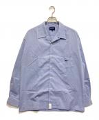 DESCENDANTディセンダント）の古着「SUMMER OXFORD LS SHIRT」｜ブルー