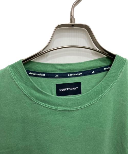 DESCENDANT（ディセンダント）DESCENDANT (ディセンダント) ロングスリーブカットソー グリーン サイズ:2の古着・服飾アイテム