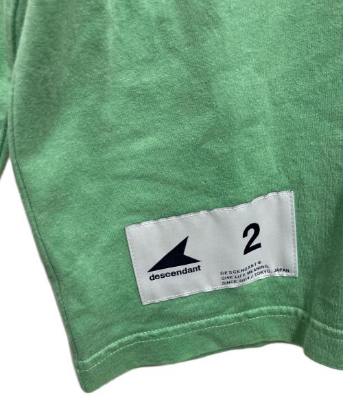 DESCENDANT（ディセンダント）DESCENDANT (ディセンダント) ロングスリーブカットソー グリーン サイズ:2の古着・服飾アイテム