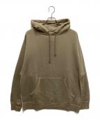 WTAPSダブルタップス）の古着「BLANK 02 HOODED / COTTON. SWEAT」｜ベージュ