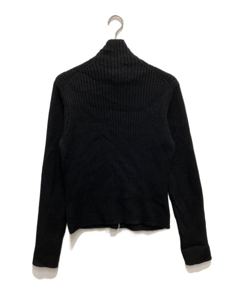 Yohji Yamamoto pour homme（ヨウジヤマモト プールオム）Yohji Yamamoto pour homme (ヨウジヤマモト プールオム) ポケット切替ドライバーズニット ブラック サイズ:3の古着・服飾アイテム