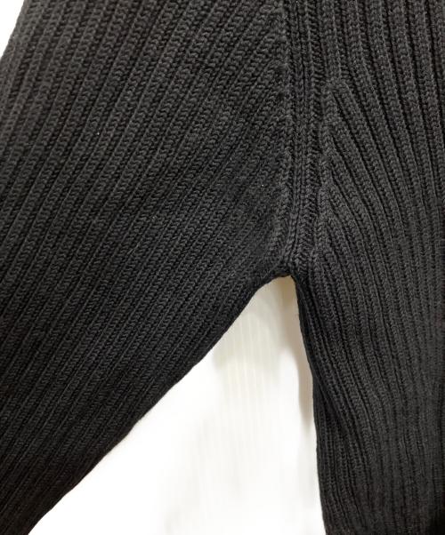 Yohji Yamamoto pour homme（ヨウジヤマモト プールオム）Yohji Yamamoto pour homme (ヨウジヤマモト プールオム) ポケット切替ドライバーズニット ブラック サイズ:3の古着・服飾アイテム