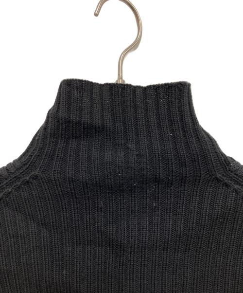 Yohji Yamamoto pour homme（ヨウジヤマモト プールオム）Yohji Yamamoto pour homme (ヨウジヤマモト プールオム) ポケット切替ドライバーズニット ブラック サイズ:3の古着・服飾アイテム