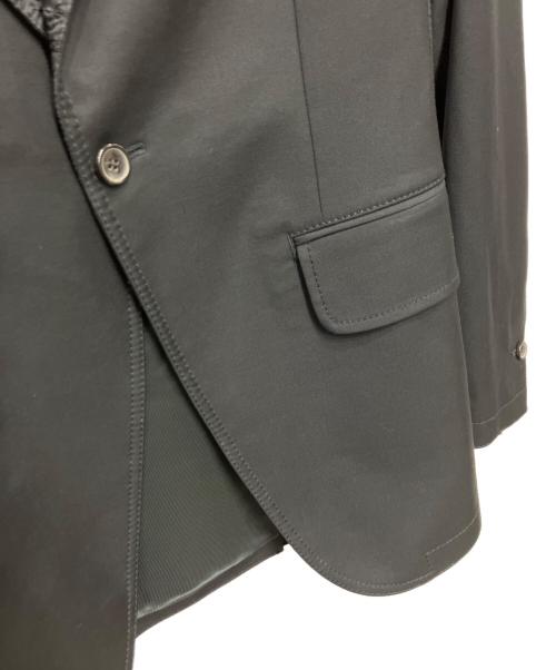 JOHN GALLIANO（ジョンガリアーノ）JOHN GALLIANO (ジョンガリアーノ) ギャザーラペルジャケット ブラック サイズ:46の古着・服飾アイテム