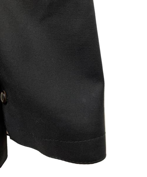 JOHN GALLIANO（ジョンガリアーノ）JOHN GALLIANO (ジョンガリアーノ) ギャザーラペルジャケット ブラック サイズ:46の古着・服飾アイテム