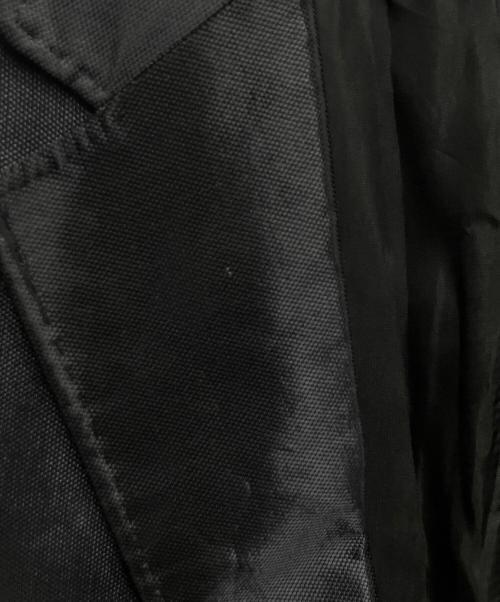 EMPORIO ARMANI（エンポリオ アルマーニ）EMPORIO ARMANI (エンポリオ アルマーニ) サテンテーラードジャケット ブラック サイズ:48の古着・服飾アイテム