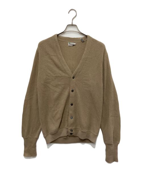 IZOD LACOSTE（アイゾッド ラコステ）IZOD LACOSTE (アイゾッド ラコステ) アクリルカーディガン ベージュ サイズ:Mの古着・服飾アイテム
