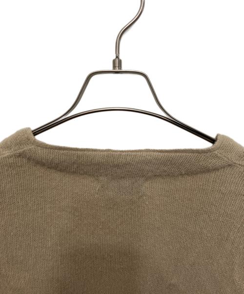 IZOD LACOSTE（アイゾッド ラコステ）IZOD LACOSTE (アイゾッド ラコステ) アクリルカーディガン ベージュ サイズ:Mの古着・服飾アイテム