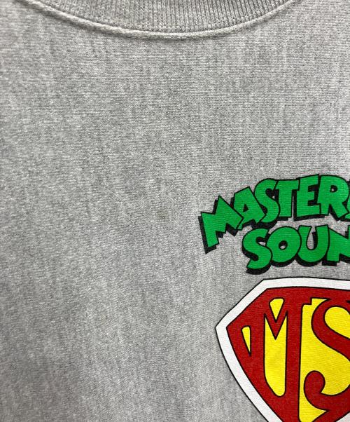 Champion REVERSE WEAVE（チャンピオン リバース ウィーブ）Champion REVERSE WEAVE (チャンピオン リバース ウィーブ) MASTERPIECE SOUNDプリントスウェット グレー サイズ:Sの古着・服飾アイテム