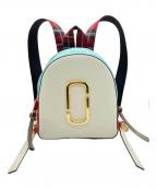 MARC JACOBSマークジェイコブス）の古着「PACK SHOTミニリュック」｜ホワイト×ブルー×レッド