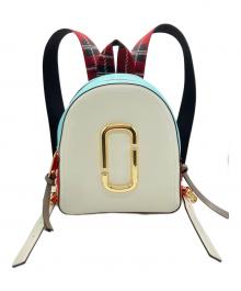 MARC JACOBS（マークジェイコブス）の古着「PACK SHOTミニリュック」｜ホワイト×ブルー×レッド