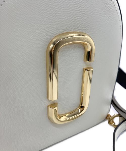 MARC JACOBS（マークジェイコブス）MARC JACOBS (マークジェイコブス) PACK SHOTミニリュック ホワイト×ブルー×レッドの古着・服飾アイテム
