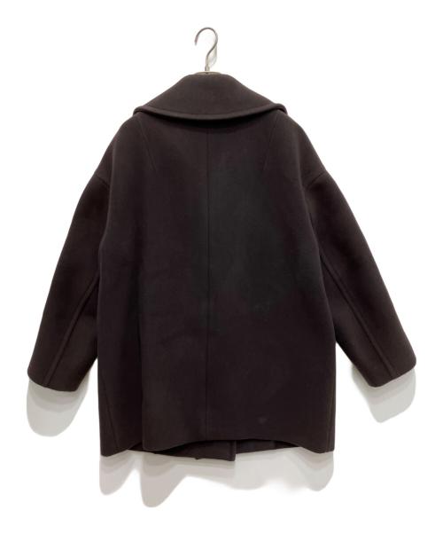 Noble（ノーブル）Noble (ノーブル) MTRビッグカラーPコート パープル サイズ:38の古着・服飾アイテム