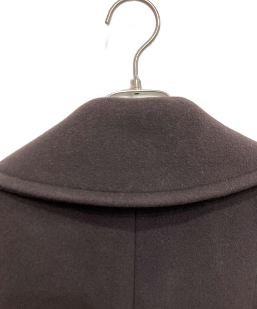 Noble（ノーブル）Noble (ノーブル) MTRビッグカラーPコート パープル サイズ:38の古着・服飾アイテム