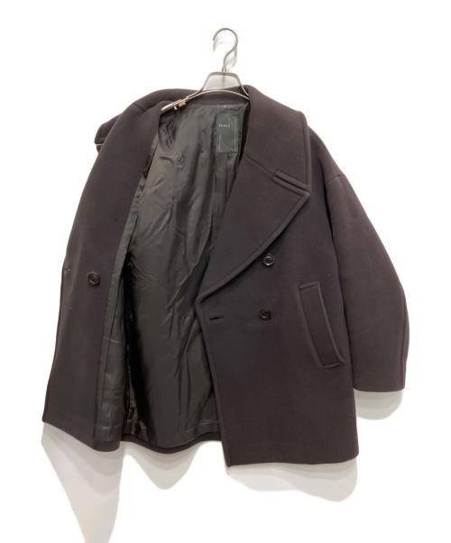 Noble（ノーブル）Noble (ノーブル) MTRビッグカラーPコート パープル サイズ:38の古着・服飾アイテム