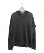 STONE ISLANDストーンアイランド）の古着「Cotton Fleece Crewneck Sweatshirt」｜グレー
