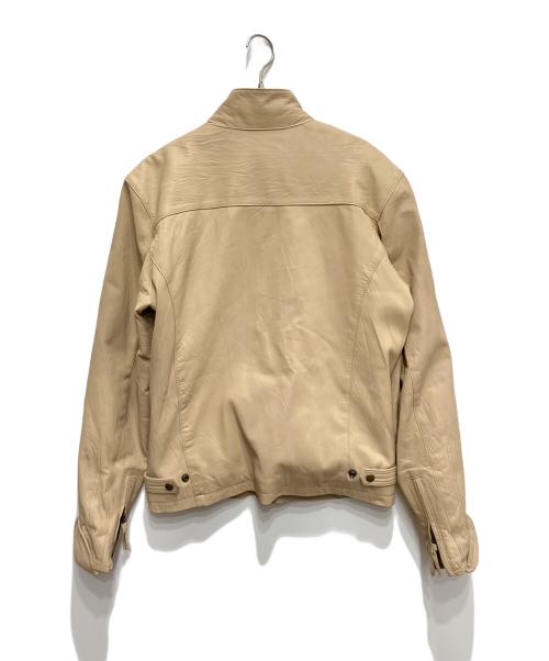 THE DEGNER CLASSIC BRAND（ザ・デグナー・クラシック・ブランド）THE DEGNER CLASSIC BRAND (ザ・デグナー・クラシック・ブランド) レザージャケット アイボリー サイズ:XLの古着・服飾アイテム