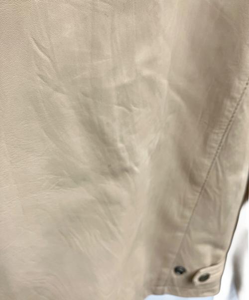 THE DEGNER CLASSIC BRAND（ザ・デグナー・クラシック・ブランド）THE DEGNER CLASSIC BRAND (ザ・デグナー・クラシック・ブランド) レザージャケット アイボリー サイズ:XLの古着・服飾アイテム