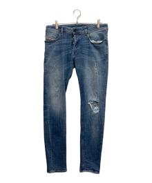 DIESEL（ディーゼル）の古着「SLEENKERデニムパンツ」｜ブルー