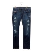 DIESELディーゼル）の古着「THAVARスキニーデニムパンツ」｜インディゴ