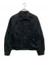 LIDnM（リドム）の古着「LINEN CROPPED CHORE JACKET」｜ブラック