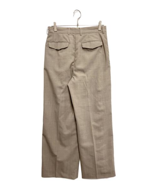 LIDnM（リドム）LIDnM (リドム) ワイドタックパンツ ベージュ サイズ:Mの古着・服飾アイテム