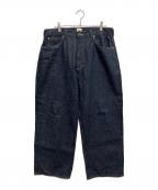 LEEリー）の古着「101 RIDERS WIDE REGULAR PANTS」｜インディゴ