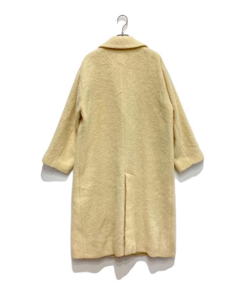 UNITED ARROWS TOKYO（ユナイテッドアローズトウキョウ）UNITED ARROWS TOKYO (ユナイテッドアローズトウキョウ) シャギー ビッグテーラード コート イエロー サイズ:38の古着・服飾アイテム