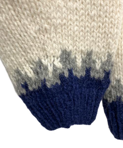 CANADIAN SWEATER（カナディアンセーター）CANADIAN SWEATER (カナディアンセーター) カウチンニットカーディガン ホワイト サイズ:不明の古着・服飾アイテム
