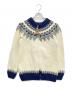 CANADIAN SWEATER（カナディアンセーター）の古着「カウチンニットカーディガン」｜ホワイト